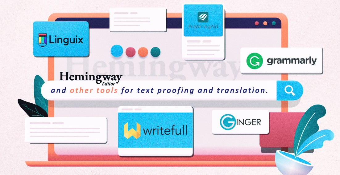 Hemingway Editor and other tools for text proofing and translation